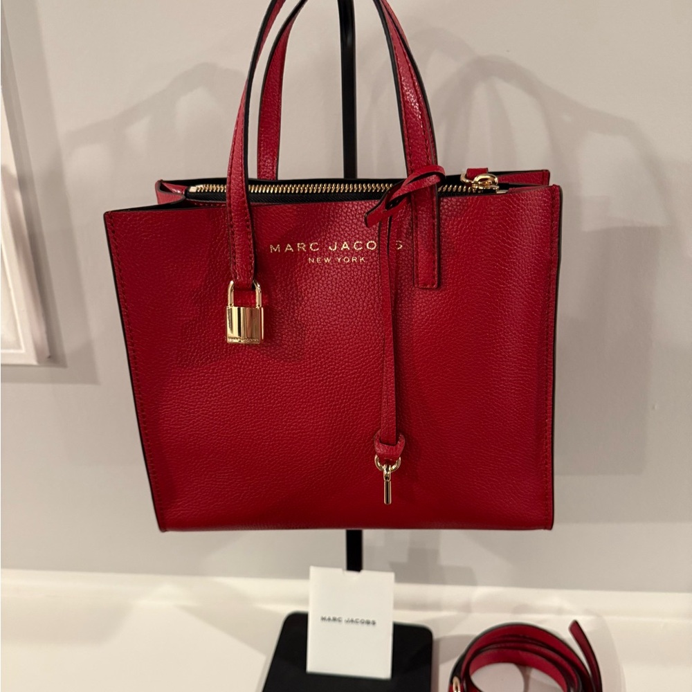Marc Jacobs Red Tote Bag